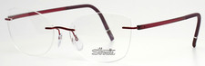Óculos SILHOUETTE 5567 MA 3040 vermelho feminino olho de gato sem aro 51-15-135 B:37 comprar usado  Enviando para Brazil