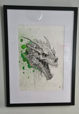 Hand drawn graphite for sale  WIRRAL