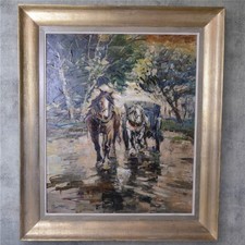 Chevaux corses huile d'occasion  Verneuil-l'Étang