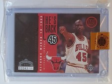1995 Upper Deck Michael Jordan He's Back /10000 Jumbo - Selado de Fábrica comprar usado  Enviando para Brazil