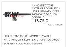 Ammortizzatore anteriore ligie usato  Aversa