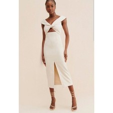 Vestido Midi Anthropologie Bellevue The Label Mae Off White Tamanho G comprar usado  Enviando para Brazil