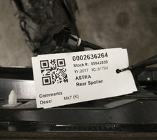 Vauxhall astra spoiler for sale  SKELMERSDALE
