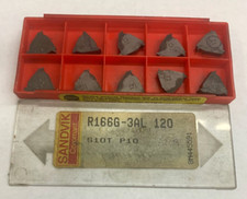 Usado, (10 PÇS) SANDVIK R166G-3AL-120 GRAU: INSERÇÕES DE METAL DURO S10T comprar usado  Enviando para Brazil