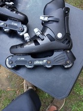 California Pro - CP1000 - Patins em linha pretos tamanho 10 rodas 70mm nunca usados  comprar usado  Enviando para Brazil