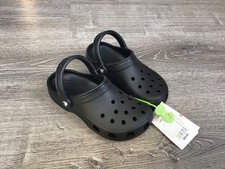 Crocs Classic Clog K Sandálias Sapatos Confortáveis 206991-001 Preto Infantil Tamanho 4 J4 Novo, usado comprar usado  Enviando para Brazil