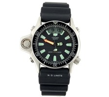 Citizen Aqualand 200M relógio de mergulho C023-088051 Y analógico/digital modelo RARO!, usado comprar usado  Enviando para Brazil