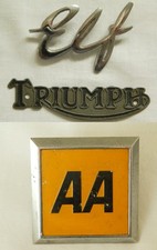 Vintage car badges for sale  BUDE