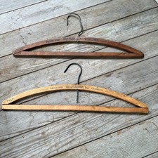 Vintage wooden hanger for sale  Gray