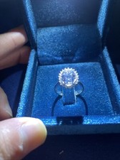 Anello acqua marina usato  Marano di Napoli