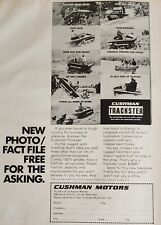 Cushman trackster magazine for sale  Lone Wolf