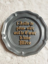 Decorative pewter plate d'occasion  Expédié en Belgium