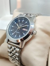 Usado, Seiko 5 relógio de pulso masculino automático exibição data do dia, aço inoxidável comprar usado  Enviando para Brazil