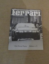 Ferrari rare bulletin d'occasion  Nogent-le-Roi