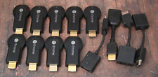 Usado, 9 reprodutores de mídia HDMI streaming Google Chromecast (H2G2-42) com 4 dongles - não testado comprar usado  Enviando para Brazil