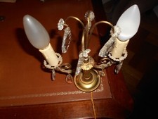 Lampe girandole pampilles d'occasion  Cusset