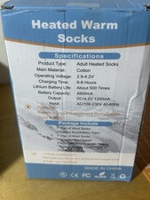 Electric heated socks for sale  HORSHAM