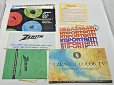 Zenith manual literature for sale  Frankfort