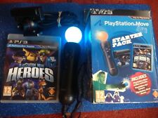 (PS3)(Jogo PS MOVE HEROES e PS3 PS3 câmera de movimento na caixa original veja fotos  comprar usado  Enviando para Brazil
