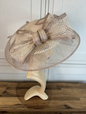 Debut beige sinamay for sale  ELLESMERE PORT