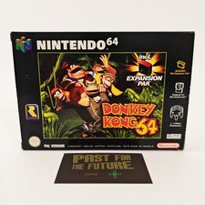 Nintendo N64 Donkey Kong 64 Inkl. Expansion Pak OVP mit Anleitung PAL comprar usado  Enviando para Brazil