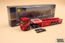 Usado, Herpa MAN TGX XLX Innenlader „Spezialtransporte“ Werbemodell 1:87 /H24816 comprar usado  Enviando para Brazil