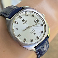 Vintage TISSOT Seastar relógio automático masculino data Ref.44585-7X cal.2481 1972 comprar usado Vintage TISSOT Seastar relógio automático masculino data Ref.44585-7X cal.2481 1972 comprar usado  Enviando para Brazil