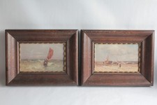 Paire tableaux peintures d'occasion  Seyssel