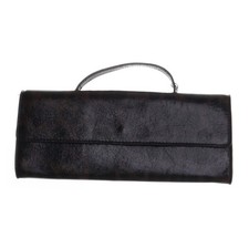 Używany, Zara, torebka wieczorowa, damska, imitacja skóry, brązowa/czarna, 30, 1, 13 cm #b1r na sprzedaż  PL