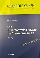 Kaiser bracker staatsanwaltskl gebraucht kaufen  Künzelsau