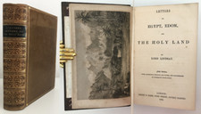 1858 Lindsay LETTERS ON EGYPT Edom Holy Land Travel Topography Maps Plates comprar usado  Enviando para Brazil