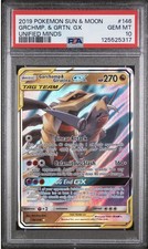 Używany, Pokémon TCG Garchomp & Giratina GX Full Art Holo Card PSA 10 na sprzedaż  Wysyłka do Poland