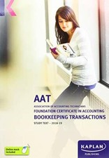 Bookkeeping transaction study for sale  UK