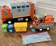 Caminhão de reciclagem PlayMobil e varredora de rua 3 trabalhadores, vassoura lixeira comprar usado Caminhão de reciclagem PlayMobil e varredora de rua 3 trabalhadores, vassoura lixeira comprar usado  Enviando para Brazil