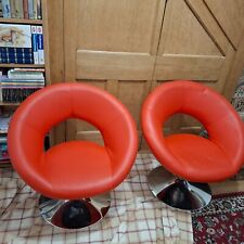 Red swivel chairs for sale  READING