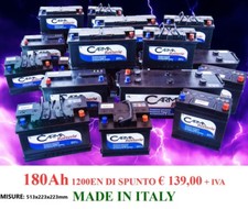 Batteria 180ah como usato  Como