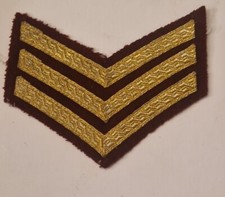 Ramc sergeant chevron for sale  NEWTOWNARDS