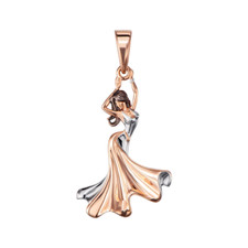 Pingente vestido de dança modelo feminino menina presente colar amuleto joia ouro 14k (585) comprar usado Pingente vestido de dança modelo feminino menina presente colar amuleto joia ouro 14k (585) comprar usado  Enviando para Brazil