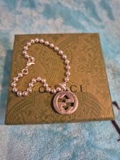 Gucci interlocking bracelet for sale  EXETER
