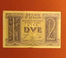 Banconota lire regno usato Banconota lire regno usato  Vobbia