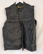 Men leatherick black for sale  BIRMINGHAM