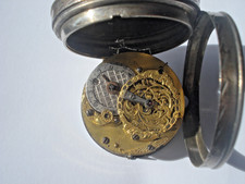 antique solid silver pocket watch for sale  HAVERFORDWEST