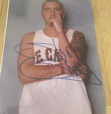 Eminem signed photo for sale  WALTHAM ABBEY