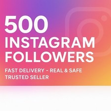 500 Instagram Follow – Entrega rápida – Real e segura – Vendedor confiável comprar usado  Enviando para Brazil