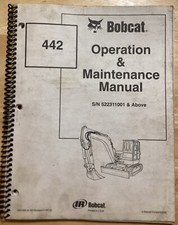 2002 Bobcat 442 Mini Escavadeira Manual de Operação e Manutenção de Fábrica S/N522311001 comprar usado  Enviando para Brazil