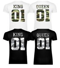 Pärchenshirt king queen gebraucht kaufen  Baesweiler