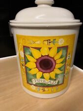 Sunflower bread bin for sale  CASTLEFORD