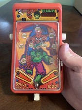 Usado, RARO Homem-Aranha Hulk Máquina de Pinball de Mesa 1979 Castle Toy Co Marvel Vintage comprar usado  Enviando para Brazil