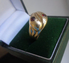 Gold garnet snake for sale  MANCHESTER