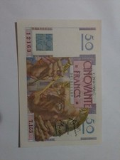 Billet francs verrier d'occasion  Carnoux-en-Provence